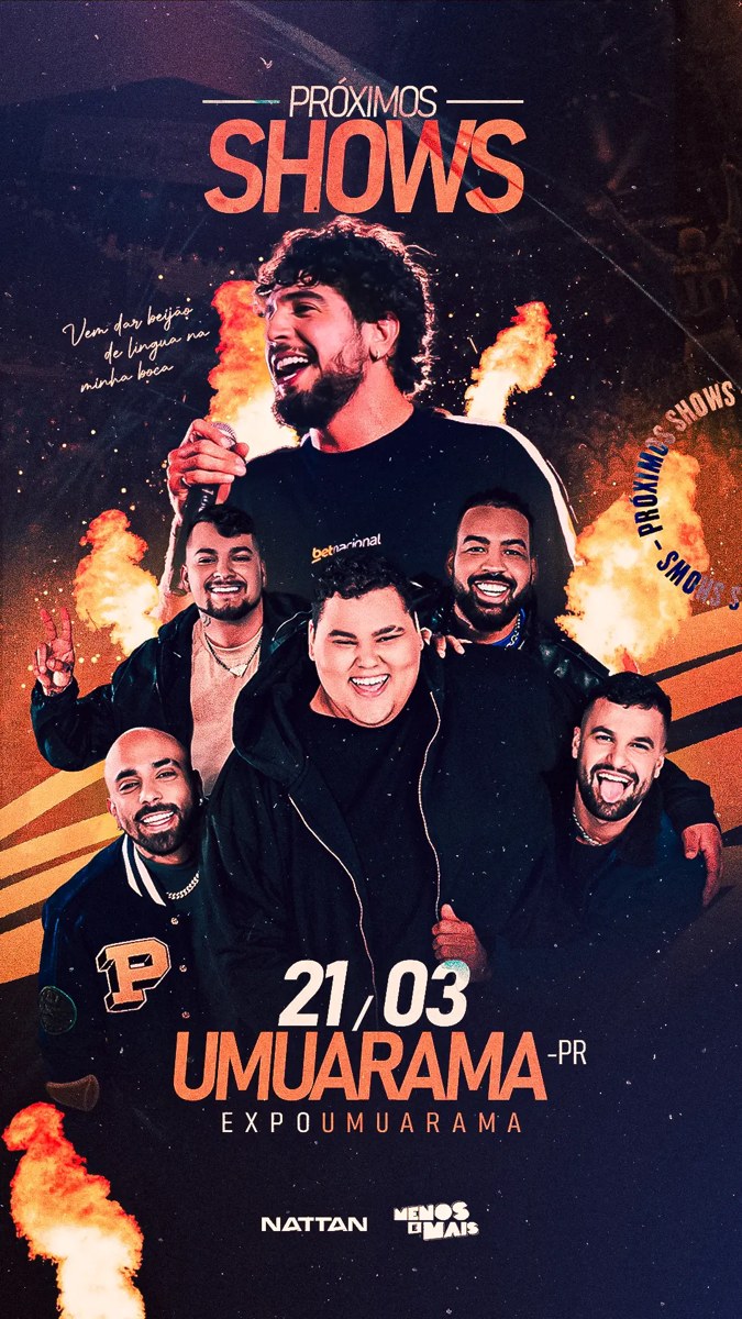 Artista PRO — Premium 04 — Próximos shows com pirotecnia