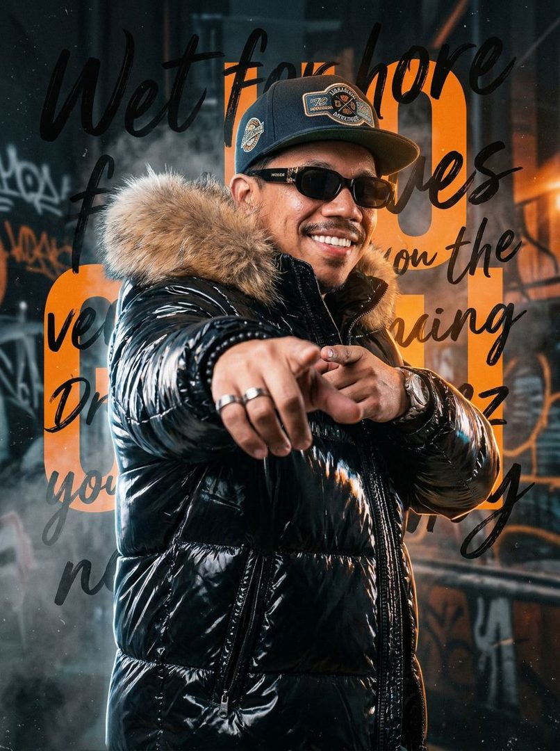 Artista PRO — Molde 09 — Luxury urban trap promotional poster