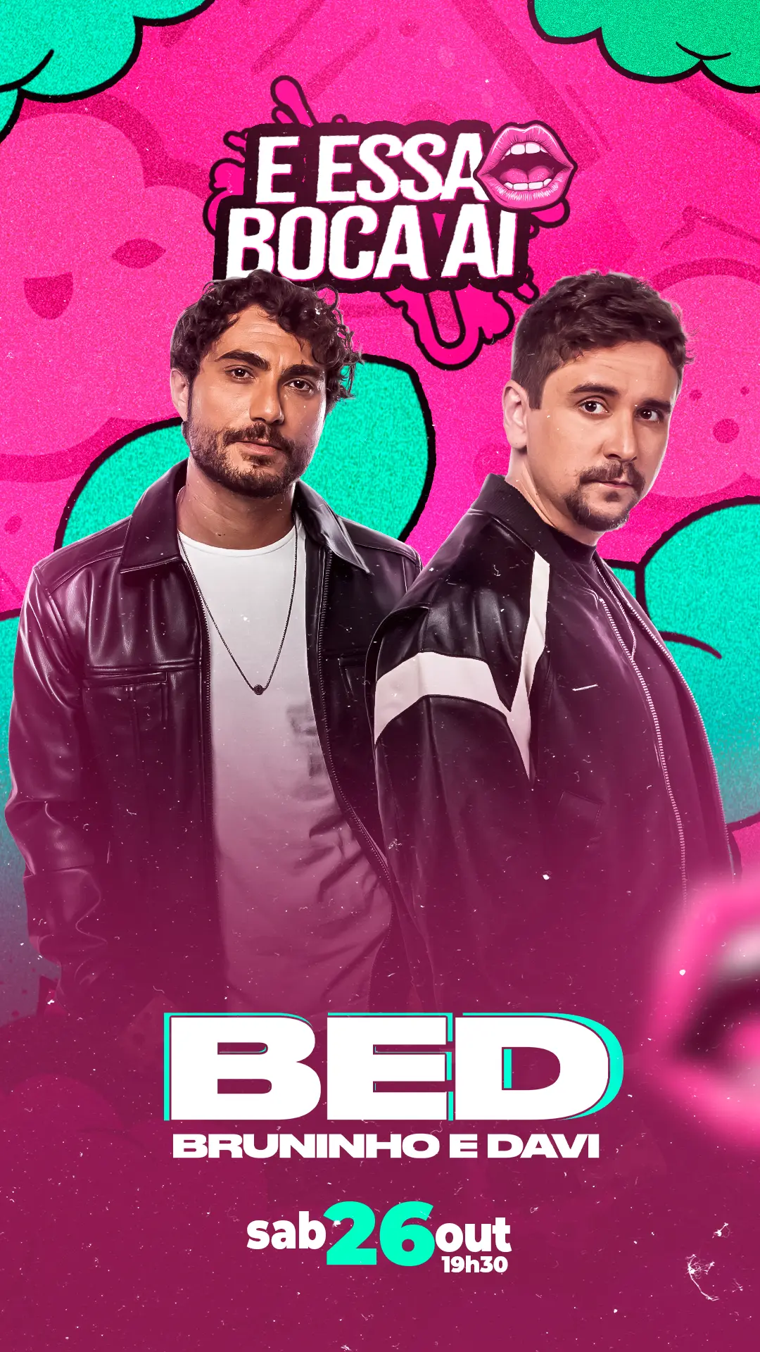 Artista PRO — Premium 16 — Dupla pop rosa e turquesa
